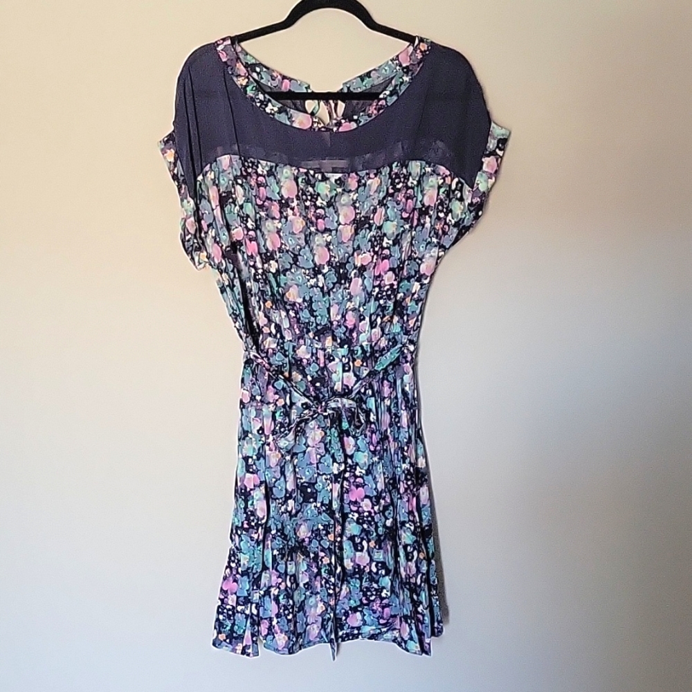 LC Lauren Conrad floral dress size 14